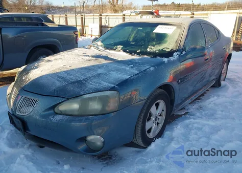 2006 Pontiac Grand Prix z USA, uszkodzony, nr VIN 2G2WP552361213295
